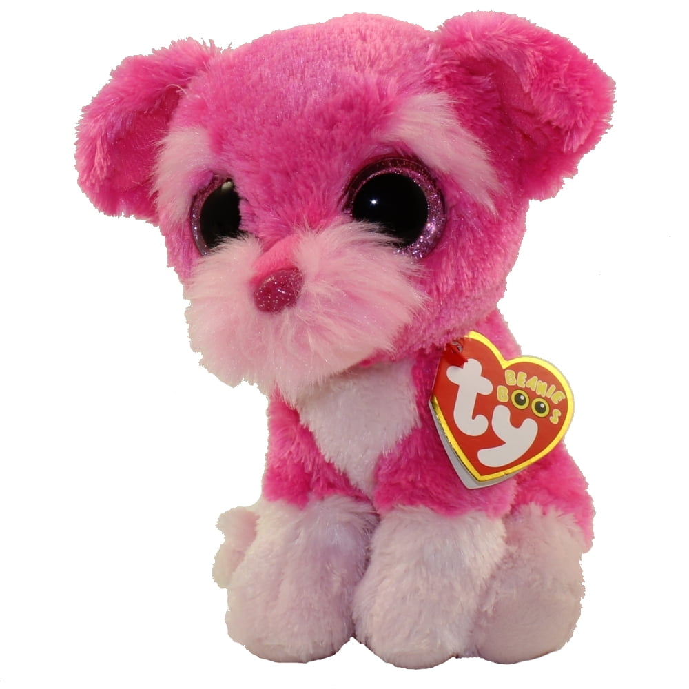 TY Beanie Boos - CHERRY the Dog (Glitter Eyes) (Regular Size - 6 inch