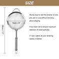 thumbnail image 5 of Uxcell Stainless Steel Fine Mesh Strainer Colander Sieve Sifters with Steel Handle and Hanging Ear Hanging Loops 4", 5 of 7