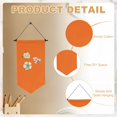 thumbnail image 3 of Uxcell Blank Canvas Banners, Pin Display Wall Banner for Home Decor, Orange, 3 of 7