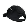 thumbnail image 2 of Beechfield - Gorra/Visera 5 paneles Unisex deportiva Modelo Ultimate sandwich - Verano/Piscina - 100% algodón. (Negro/Gris claro), 2 of 2