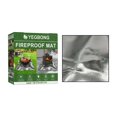 thumbnail image 1 of Fire Pit Mat - Fireproof Pad Heat Deflector Floor Protective Mat - (Silver), 1 of 9