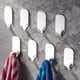 thumbnail image 1 of Gancho de pared adhesivo, 8 piezas Ganchos para toallas de cocina Ganchos para toallas de baño sin taladrar Acero inoxidable, 1 of 5