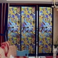 thumbnail image 3 of Película de privacidad de ventana de vidrio adhesivo estático Seguridad floral texturizada 45x100cm Likrtyny Para estrenar, 3 of 9