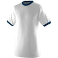 thumbnail image 2 of Ringer T-Shirt 3Xl White/Navy, 2 of 2