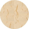 thumbnail image 1 of Ahgly Company Machine Washable Indoor Round Transitional Yellow Orange Area Rugs, 3' Round, 1 of 7