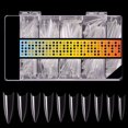 thumbnail image 1 of 500PCS False Nail Tips DIY Plastic Gel Nail Mold Nail Extension Mold for Women, 1 of 10