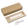 thumbnail image 3 of Lámpara de escritorio LED (color dorado), lámpara de mesa para el cuidado de los ojos con luz inalámbrica recargable por USB, lámpara de lectura portátil y plegable de 2 modos para dormitorio, oficina, 3 of 5