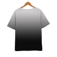 thumbnail image 7 of yunLCZ Casual Tops Discounted Women's Fashion Casual Solid Color Button Short Sleeve Top T Shirt workout form-fitting T-shirts women, 7 of 7