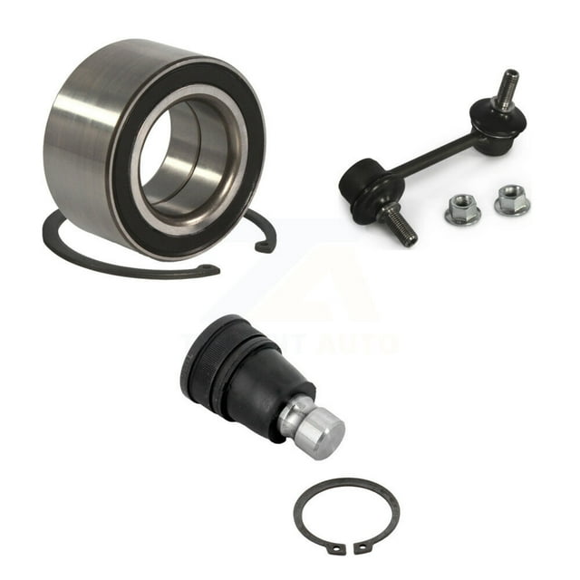 Transit Auto Front Left (Driver Side) Wheel Bearing Sway Bar Stabilizer Link kit and Suspension Lower Ball Joint Kit for Car 2007-2012 Mazda CX-7 K77-102516