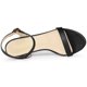 thumbnail image 4 of Sandalias de tacón alto grueso con tira trasera para mujer negro, EE. UU. 8, 4 of 6