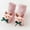 Multicolor, variant on fnnxnal Adorable Kids Girls 3D Plush Deer Applique Ankle Socks Multicolor Soft Knit Novelty for Kids Kids,Size 0 T
