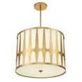 thumbnail image 4 of 5 Light Pendant In Modern And Contemporary Style-18.25 Inches Tall And 24 Inches Wide-Antique Gold Finish Crystorama Lighting Roy-809-Ga, 4 of 7
