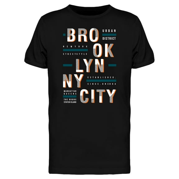 Brooklyn Cool Ny Typography Tee Men's -Image by Shutterstock