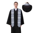 thumbnail image 4 of Haiem Sea Underwater Turtles Pattern Graduation Stole 2024 | Premium Satin Sash for Graduation Ceremony, 4 of 7