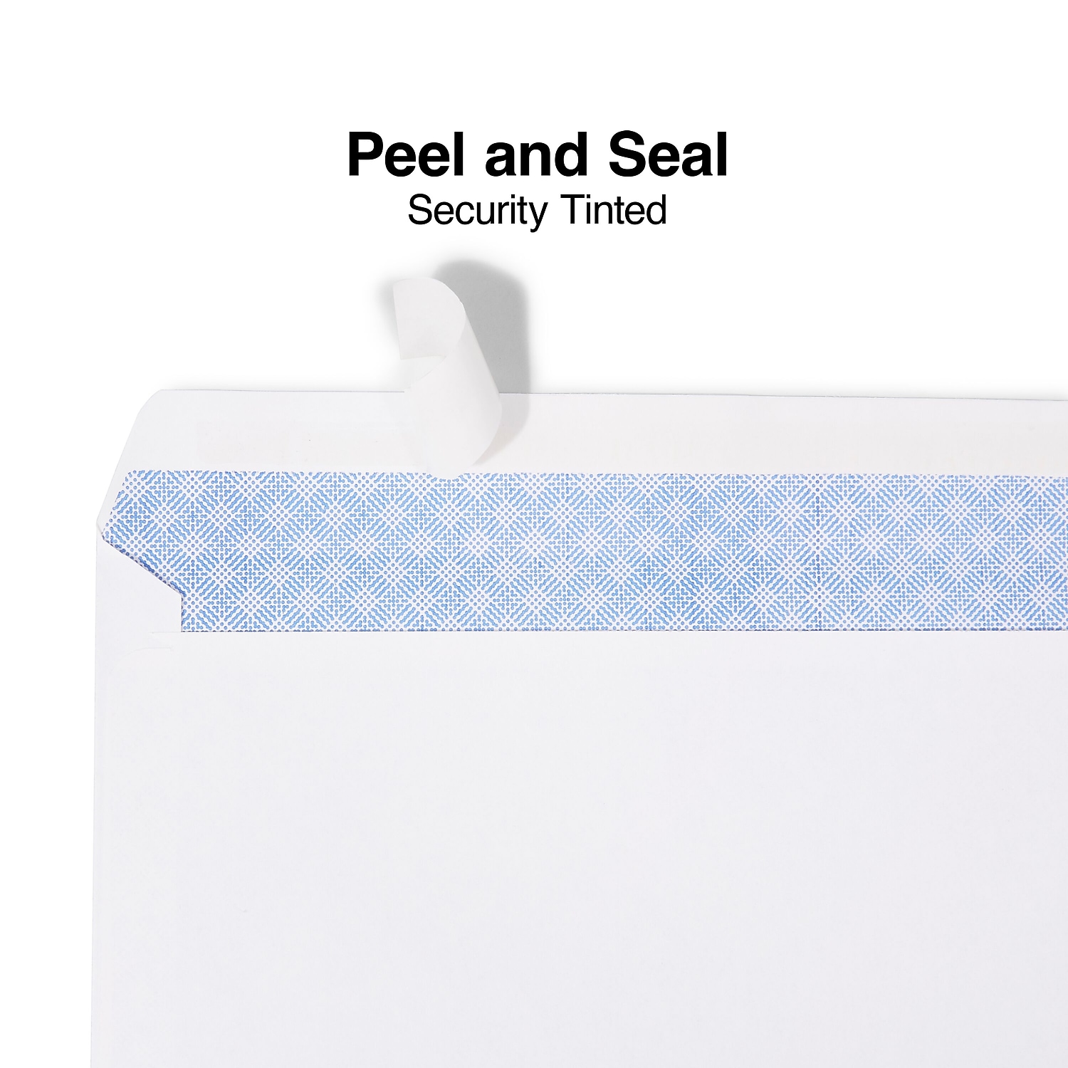 MyOfficeInnovations Tear-Resistant Privacy-Tinted #10 Business Envelopes White (21573) 329841