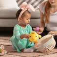thumbnail image 5 of Easter Baby Plush and Teether Playset, Includes Bunny, Carrot, Chicken, Rattle Egg & Basket, Perfect Sensory and Decorative Gift for Babies & Newborns, 5 of 6