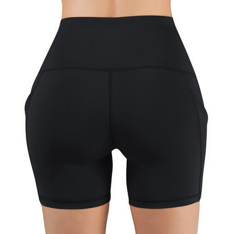Long yoga shorts discount