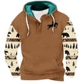 thumbnail image 1 of Sudaderas con capucha para hombre, moda, bolsillos, manga larga, estampado, sudaderas con capucha, blusa para hombre, blusa de poliéster, 1 of 4