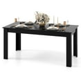thumbnail image 1 of Gymax 63'' Dining Table Rectangular Modern Kitchen Table For 6 People Home Furniture, 1 of 9