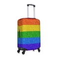 thumbnail image 3 of Balery Luggage Cover Colorful Glitter Rainbow Print Suitcase Covers for Luggage Elastic Washable Suitcase Protector Fits 18-32 Inch Luggage-Medium, 3 of 9