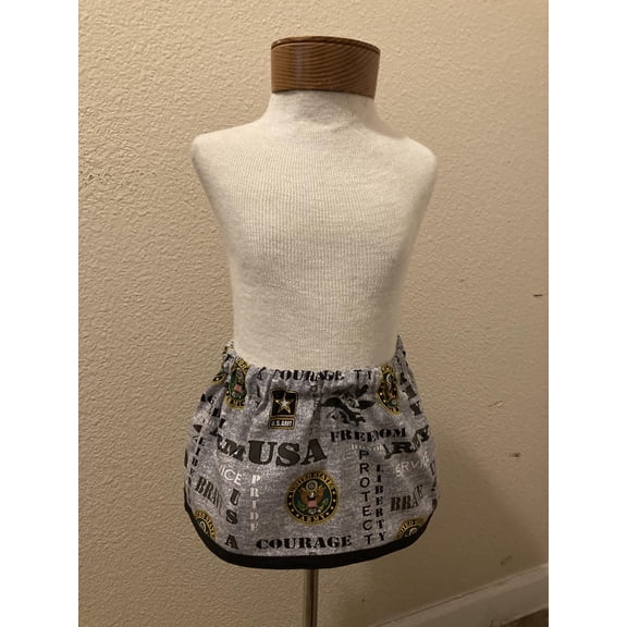 US Army Print Skirt, Size 6-12 Months
