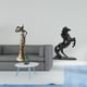 thumbnail image 2 of Figura de escritorio,Figuritas africanas,artesanías,artículos de escritorio coleccionables,Estatua de dama tribal,pieza de arte para decoración del hogar,Estatua del caballo,Estatua de, 2 of 8