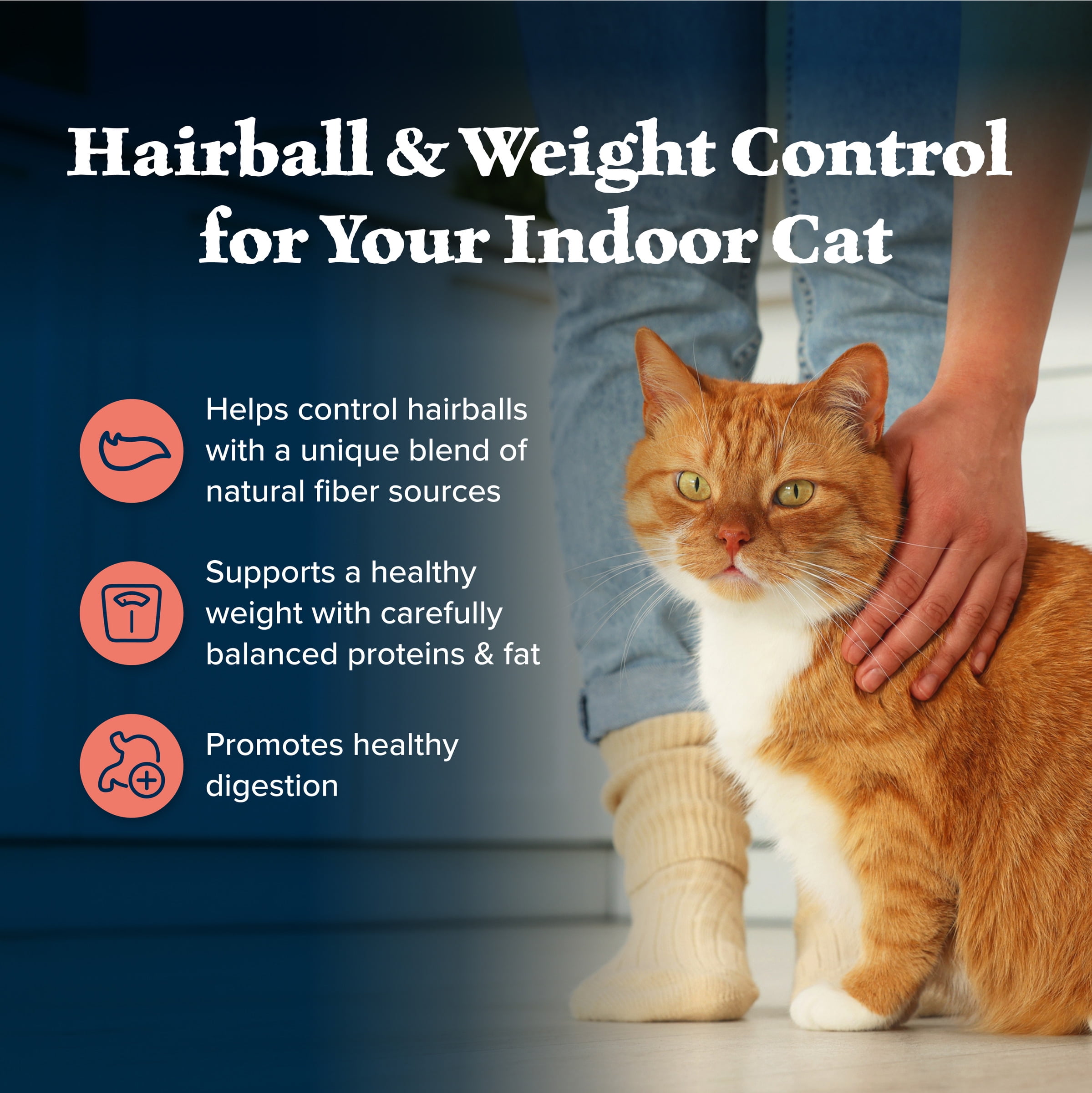 (2 pack) Blue Buffalo Wilderness Dry Cat Food, Weight and Hairball Control, Chicken, 9.5-lb. Bag