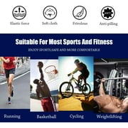 (2 Pack) 1 Pair Elastic Knee Brace Compression Bandage Straps Wraps Support for Legs Pain Relief Knee Pad Sleeve for Women Men Running Basketball Tennis Soccer Football