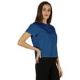 thumbnail image 2 of Inkmeso T-Shirt à Manches Courtes pour Femmes Épaules Tombantes Col Rond T-Shirts d'Été Décontractés, 2 of 7