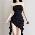 thumbnail image 4 of Vestido elegante y sexy sin tirantes con nuevo dobladillo, 4 of 6