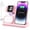 C-Pink, variant on 3 in 1 Station for , Station for Multiple Devices for , Charger for 17 Air 16e16 15 14 13 12 11 X 8 Series, for Watch, for AirPods(Foldable)