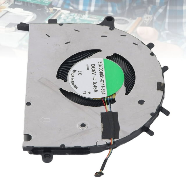 Ventilador De Refrigeración De CPU Para Computadora Portátil, Ventilador De Refrigeración De CPU De Repuesto De Ajuste Preciso, Duradero Y Eficiente Para Reparación