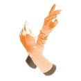 thumbnail image 2 of Gravity Threads Gants en Satin Opéra au-Dessus du Coude 14,7 Pouces Orange, 2 of 2