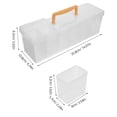 thumbnail image 2 of PENIKOKO Organizador De Con Divisores Y Caja Plástica Transparente Para Almacenamiento Prolongado, 2 of 8