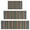Colorful Geometric Striped, variant on Colorful Geometric Striped Pattern Kitchen Rugs Sets Of 3,Kitchen Runner Rugs Non Skid Washable,Decorative Kitchen Floor Mats for Kitchen,Sink,Laundry,17"x30" 17"x47" 17"x59"