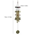 Buoy Bell Wind Chime Large Stain Glass Birds on A Wire Owl Wind Chimes