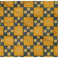 thumbnail image 4 of oneOone Organic Cotton Poplin Twill Fabric Geometric & Floral Block Print Fabric BTY 42 Inch Wide, 4 of 4