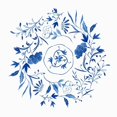 thumbnail image 3 of Isabelle Z 15x15 Black Modern Framed Museum Art Print Titled - Indigo Halo I, 3 of 5