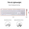 thumbnail image 4 of BFRIENDit Wired USB Keyboard , Comfortable Quiet Chocolate Keys , Durable Ultra-Slim Wired Computer Keyboard For PC ,, 4 of 5