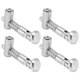 thumbnail image 4 of 4 Uds conector tipo ancla acero al carbono galvanizado estándar europeo 4040 ángulo oblicuo 0/180 grados, 4 of 14