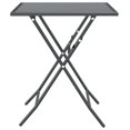thumbnail image 3 of vidaXL 5 Piece Garden Dining Set Expanded Metal Mesh Anthracite, 3 of 5
