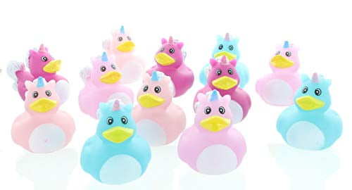 2 Inches Bathtub Duck Set Squeak Rubber Floating Duck Baby Shower Bath Tub Pool Toys Cllayees Set of 15 Duck Bath Toy Rubber Duckies 