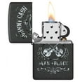 thumbnail image 3 of Zippo Johnny Cash Black Crackle Pocket Lighter, 3 of 6