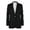 Blazer 83#Black, variant on oqasdz Blazer for Men Modern Solid Color Long Sleeve Front One Button Jacket for Casual Lightweight Sport Coat Daily Formal Outdoor Activities