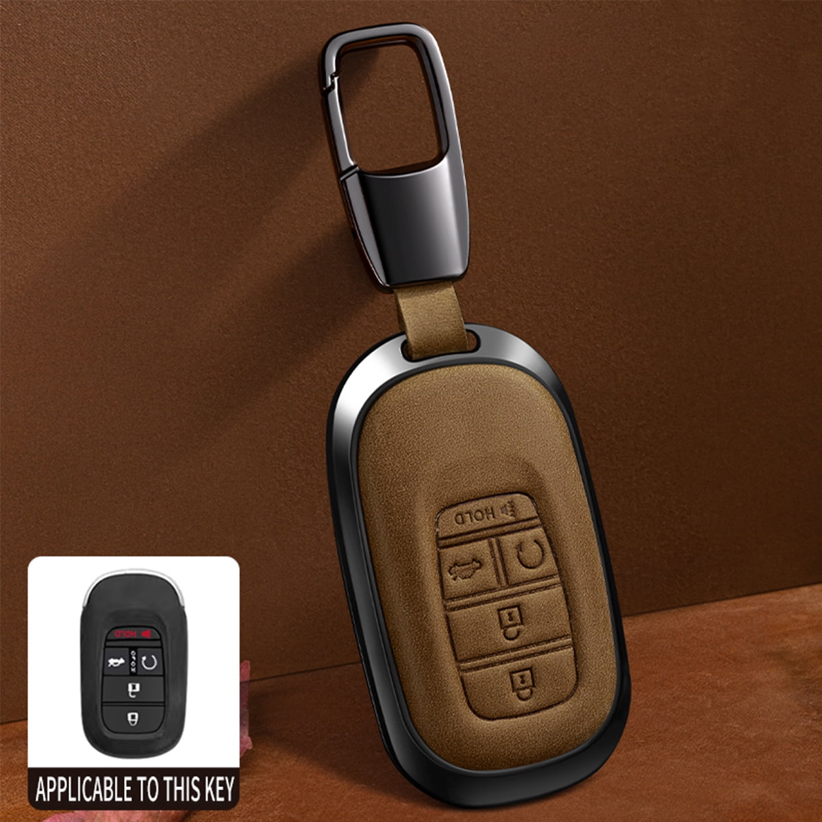 For Honda Key Fob Cover Compatible with 2023 Honda Civic Accord Pilot CR-V HR-V Key Fob Protector Key Case