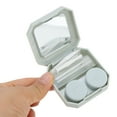 thumbnail image 4 of Unique Bargains 1 Set Contact Lens Case Retro Square Lens Storage Case Green, 4 of 5