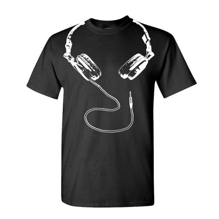 DJ HEADPHONES - funny techno hip hop music - Cotton Unisex