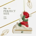 thumbnail image 7 of Spode Christmas Tree Teddy On Sleigh Ornament, Durable Holiday Ornament for Festive Decor & Winter Wonderland Display - Sleek Seasonal Ornaments for Tree, Mantel, Holiday Home Decoration, 7 of 7