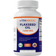 Vitamatic Flaxseed Oil 1200 mg 120 Softgels