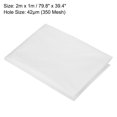thumbnail image 2 of Uxcell 350 Mesh Paint Nylon Mesh Filter 79" x 39" Woven Net Sheet Mesh Filter Cloth for Paint Home Brewing Mesh Fabric, 2 of 6